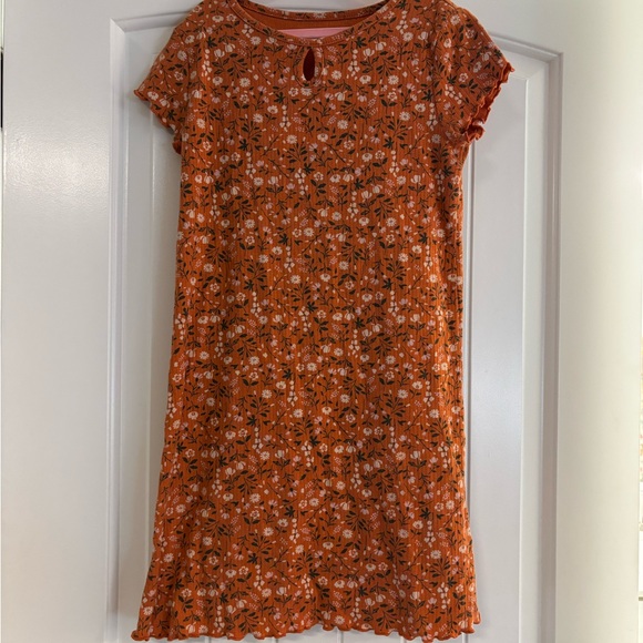 art class Other - Art Class Girl’s Vibrant Orange Floral Dress Size M